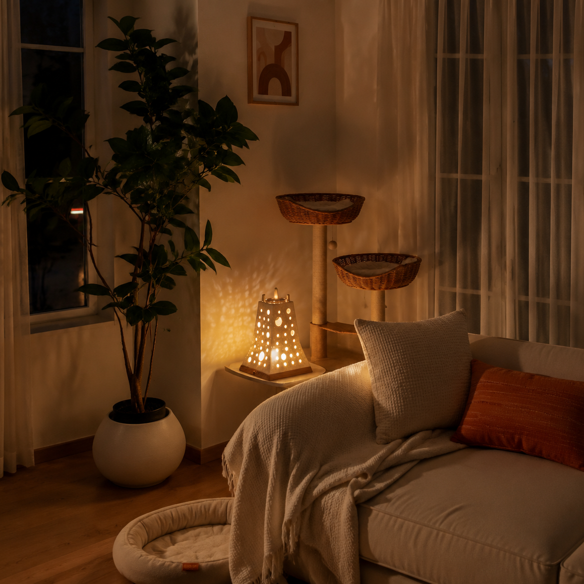 Lighthouse Ceramic Lamp