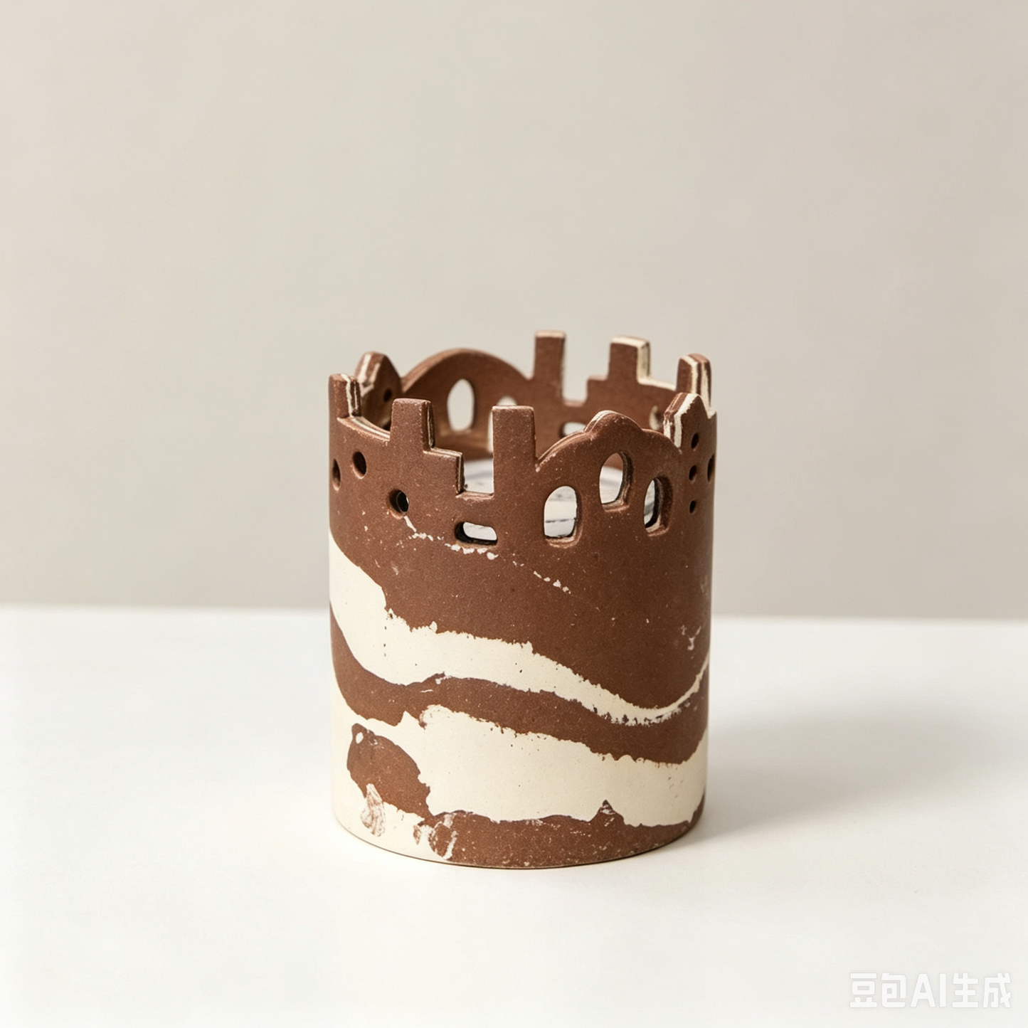 Earth Vein Nerikomi Aroma Vessel