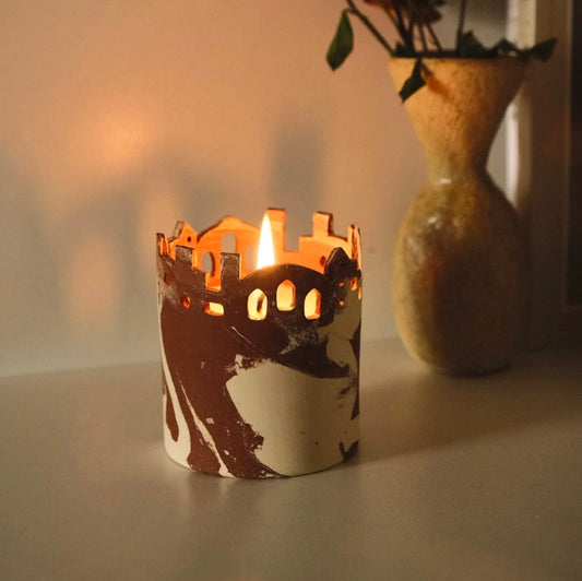 Earth Vein Nerikomi Aroma Vessel